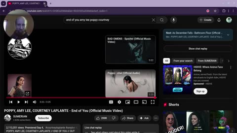 [07Sept25]#2 Cyraxx End of You MV Reaction (over reacting trash)