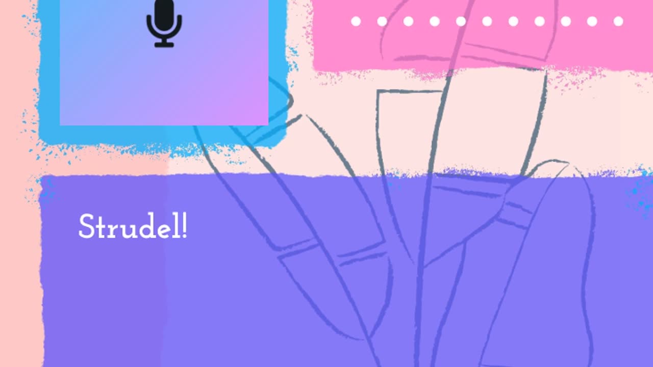 Valentino the Parking Attendant stops by the podcast called Strudel!