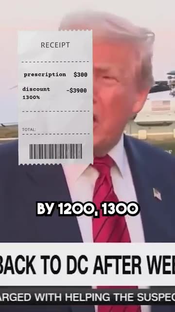 Trump promise the IMPOSSIBLE: Cutting drug PRISES by 1500 #shorts