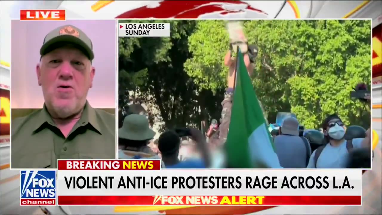 When you cross that line and you put hands on an ICE officer or you destroy