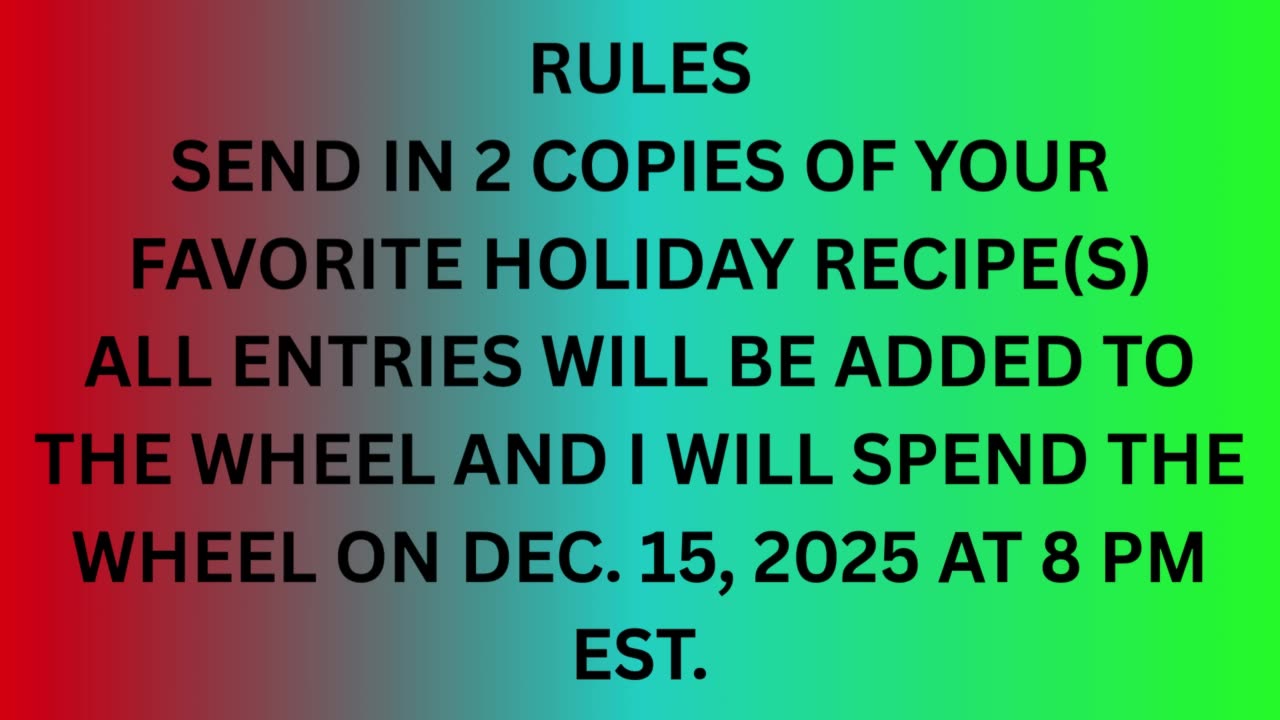 IT'S GIVE A WAY TIME Y'ALL