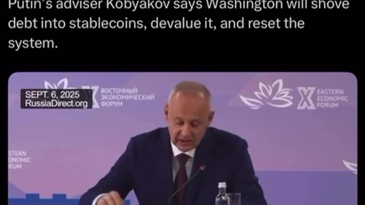 Russia accuses the US of planning to use crypto to devalue the $35T debt (Read Description)