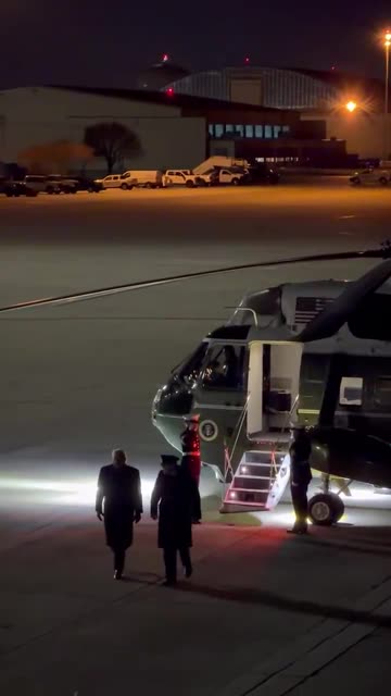 President Donald J. Trump departs to Davos, Switzerland! Margo Martin