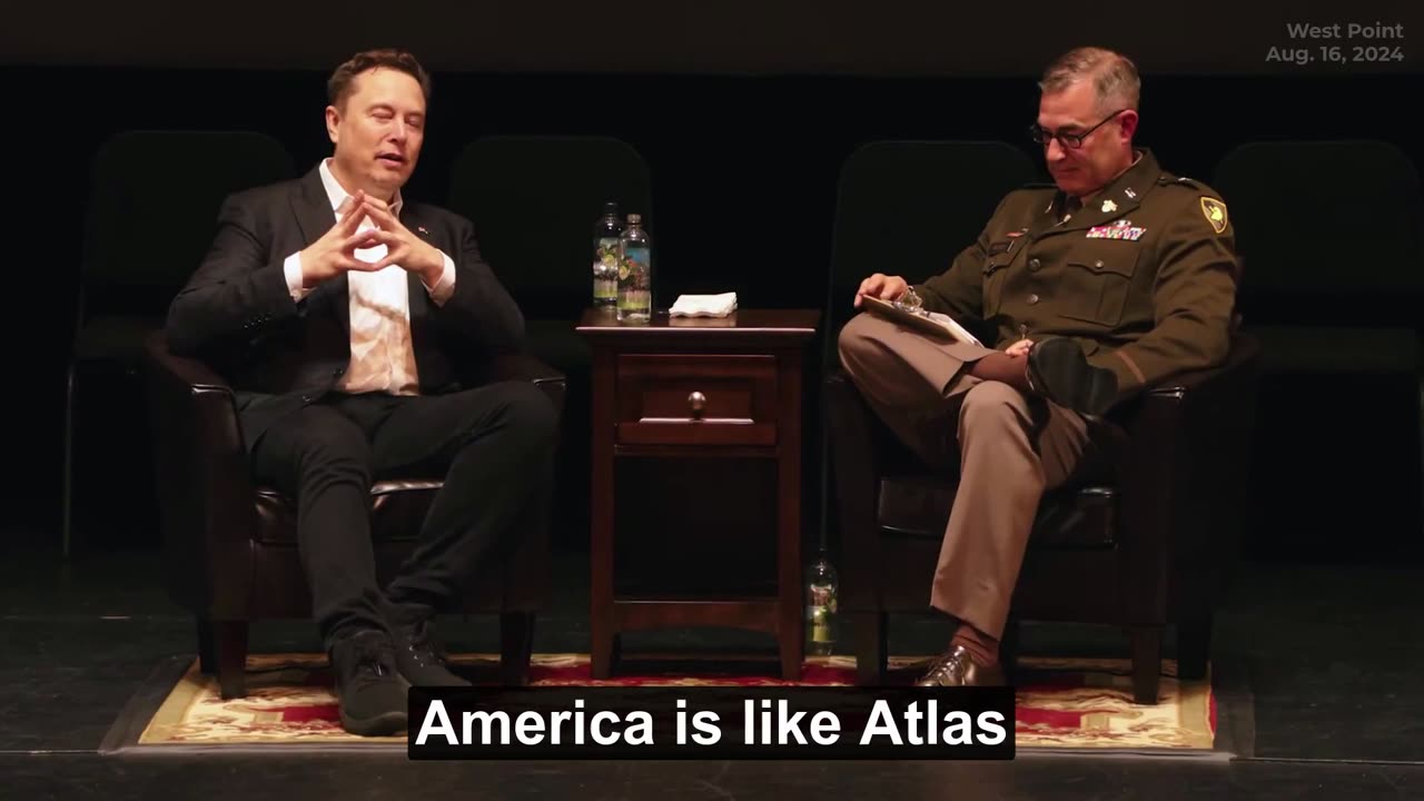 Elon Musk to U.S. Army: 'You Are the Arms of Atlas Holding Up the Free World'