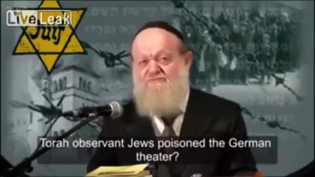 Rabbi admits Hitler saw what jews did to Russia