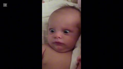 Funny baby cute