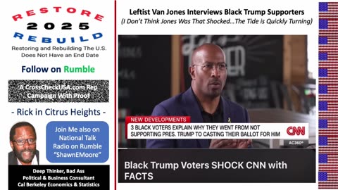 Lefty Van Jones Interviews Black Trump Supporters (Not Surprised with Replies)