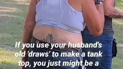 RED NECK TANK TOP