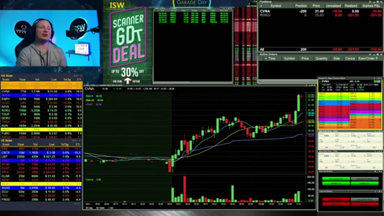 Day Trading - $ROKU Victories (with a Mortal Kombat voice)