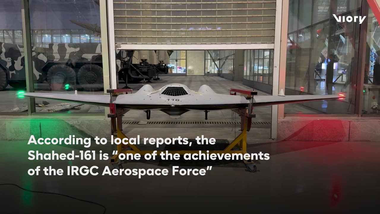 Iran unveils Shahed-161 — a B-2–style stealth drone turning heads at defence expo