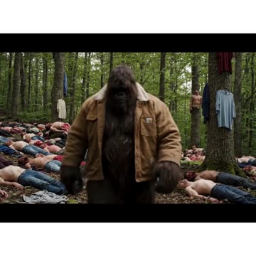 1000 MEN VS 1 BIGFOOT. DOESN'T GO AS PLANNED, YOU GOTTA SEE THIS! #SHORT #VIRAL