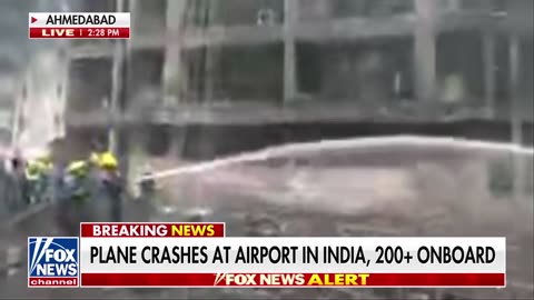 Air India plane with over 200 onboard crashes near airport