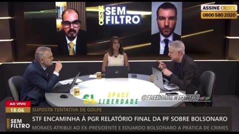Quem está no banco dos réus no momento espalhado é o Alexandre de Moraes e também seus aliados