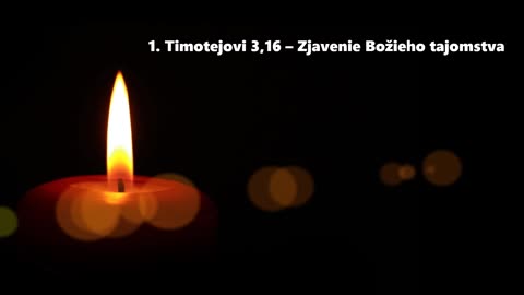 1. Timotejovi 3,16 - Zjavenie Božieho tajomstva