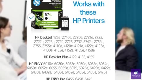 HP 67XL Black High-yield Ink Cartridge | Works with HP DeskJet 1255, 2700, 4100