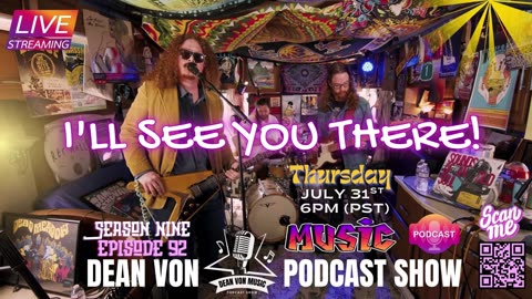 COMMERCIAL - THE CHASE WALKER BAND LIVE ON THE DEAN VON MUSIC PODCAST SHOW EPISODE #92