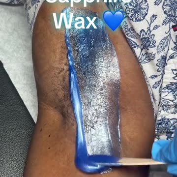 Underarm Waxing with Sexy Smooth Sexy Sapphire Hard Wax | @waxingqueenadventures Tutorial