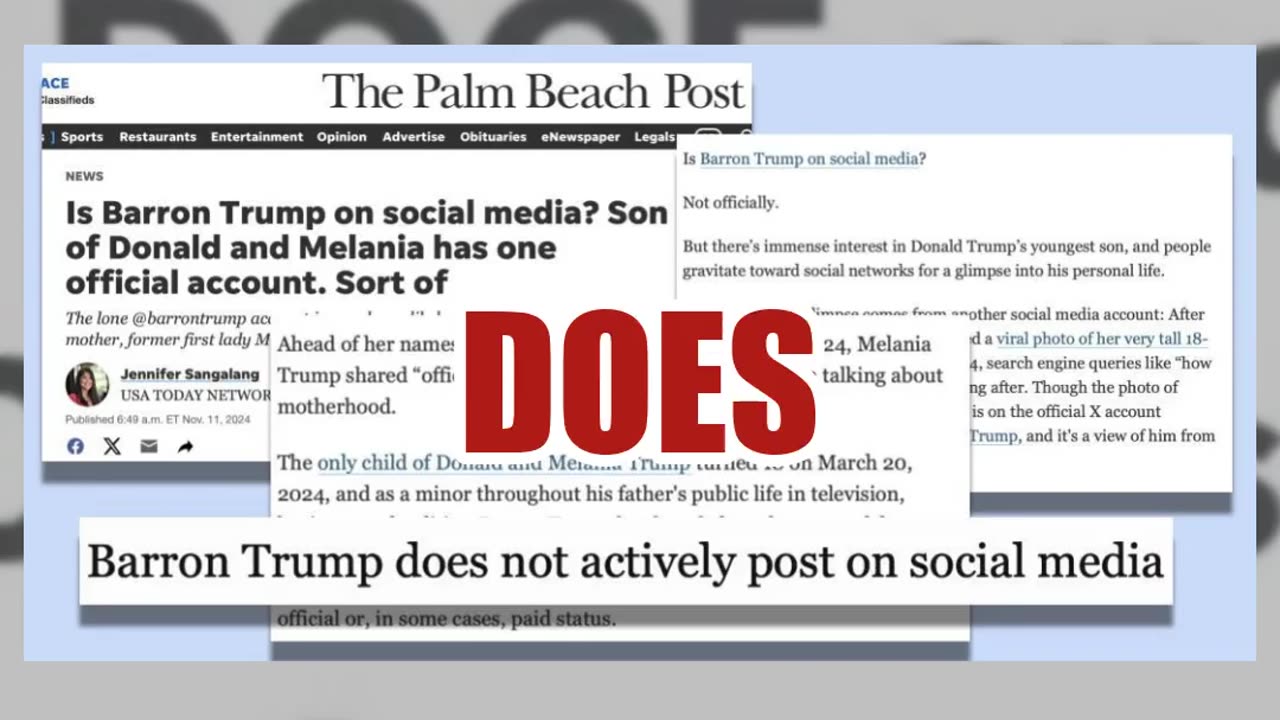 Fact Check: FAKE Barron Trump Tweet Calls For National Cancer Institute DOGE Audit