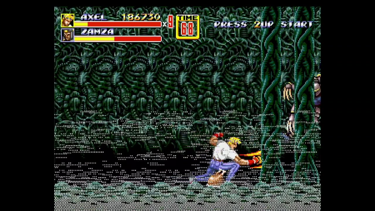 All Boss Battles Streets of Rage 2 Sega Genesis
