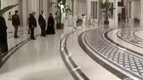 Watch: US President Donald Trump’s grand entry at Qatar’s Lusail Palace