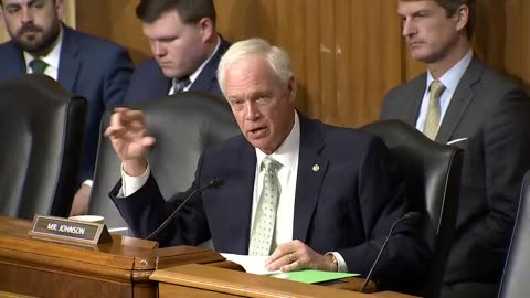 Senator Ron Johnson in Senate Finance Hearing 4.30.25