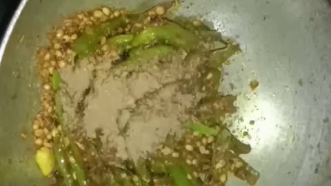 . "Green Chili Fry with Coriander – So good, you’ll lick your fingers clean!"