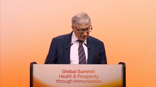 Bill Gates appears to be on the verge of tears