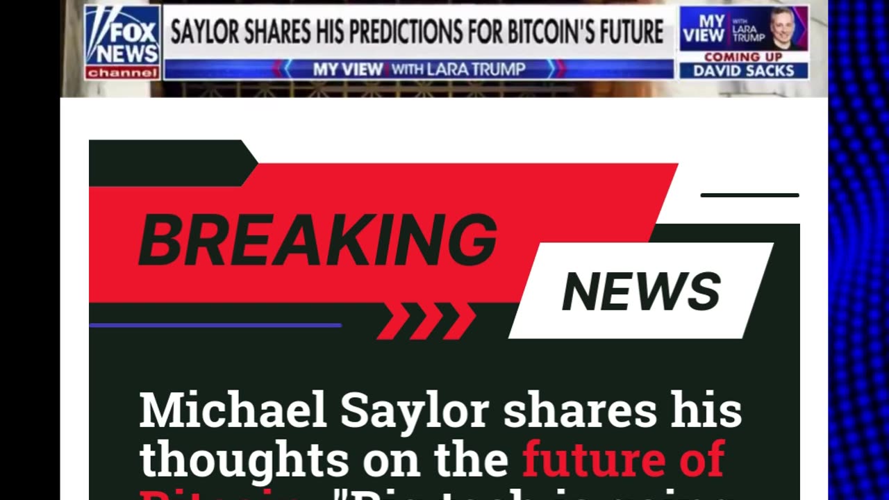 Michael Saylor shares his thoughts on the future of Bitcoin. - financialinsightdaily.com