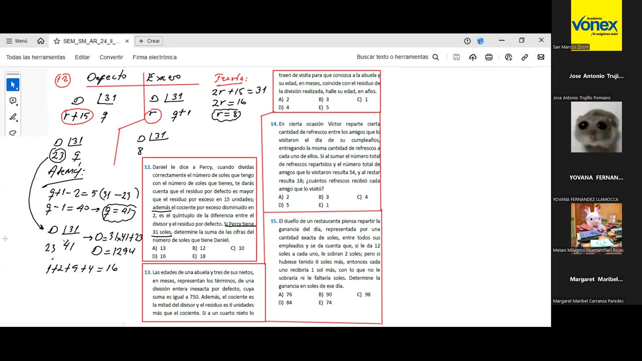 VONEX SEMESTRAL 2024 | Semana 09 | Aritmética