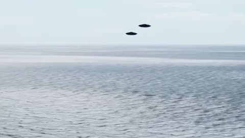 2 UFO’s being followed by F35 near Middle East!