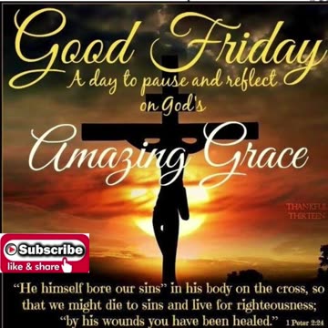 Good Friday 2024 Prayer #youtubeshorts #jesus #grace #mercy #faith #blessed #fyp #love #joy #trust