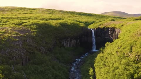 Flying over Iceland II- Aerial Nature Sceneries with Ambient Music P3