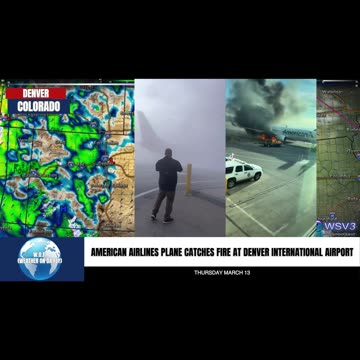 🔥 Plane Evacuated After Fire at Denver Airport! 3/13/25 #shorts #newsupdate