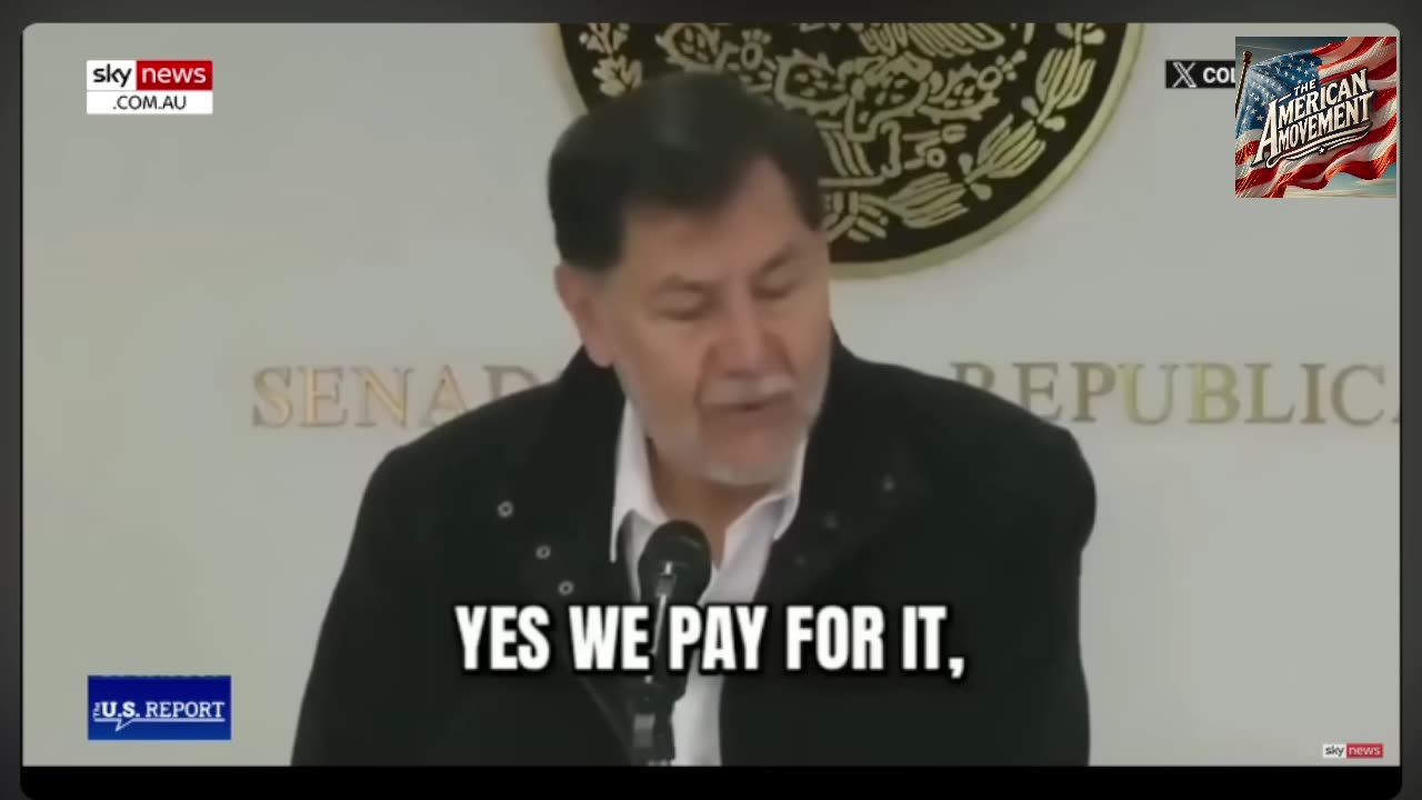 This is what open borders do The Mexico Government wants California