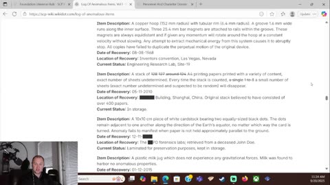 SPC Foundation - Log of Anomalous Items, Vol 1 (101-150)