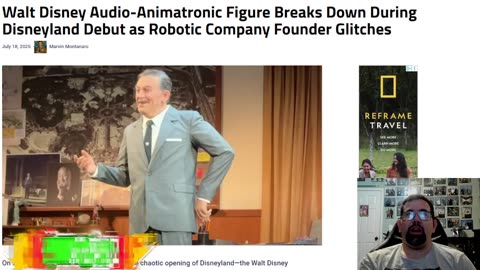 Walt Disney Animatronic Malfunctions During Disneyland Debut