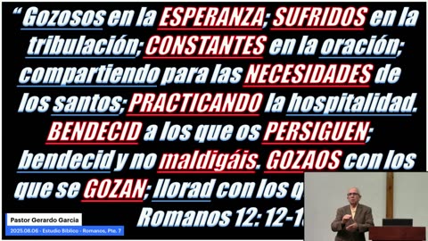 2025.08.06 - Estudio Biblico - Romanos, Pte. 6