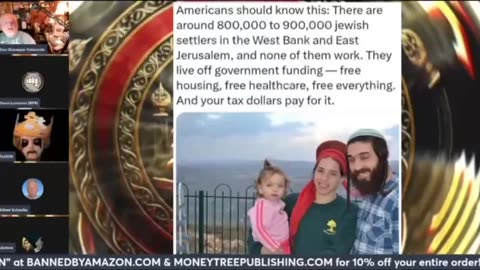US Citizens fund, close to 1,000,000 Israeli (Jew) Settlers welfare payments.”