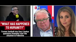 Marina Purkiss political commentator jumps at the defence of Gary Lineker and his post about Gaza