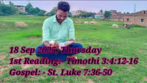 Catholic Daily Gospel and Reading in Hindi 18 September 2025 | Today's Bible Verse