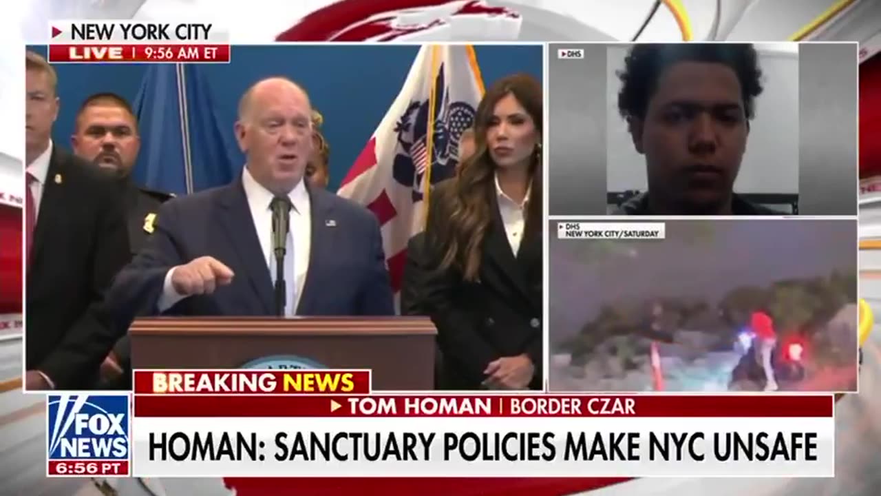 Border Patrol Agent Tom Homan after an illegal immigrant shot a border patrol agent in the face in New York!