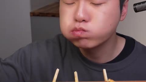 Corndog Mukbang