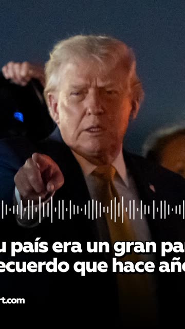 Trump se dirige al pueblo de Irán en medio de las protestas antigubernamentales