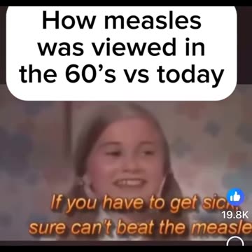 How measles was handled back in the 70's