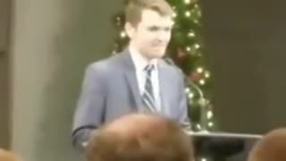 Nick Fuentes speech at church about mass immigration, at age 21