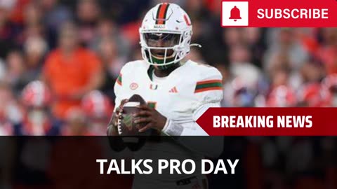 Cam Ward Talks Pro Day