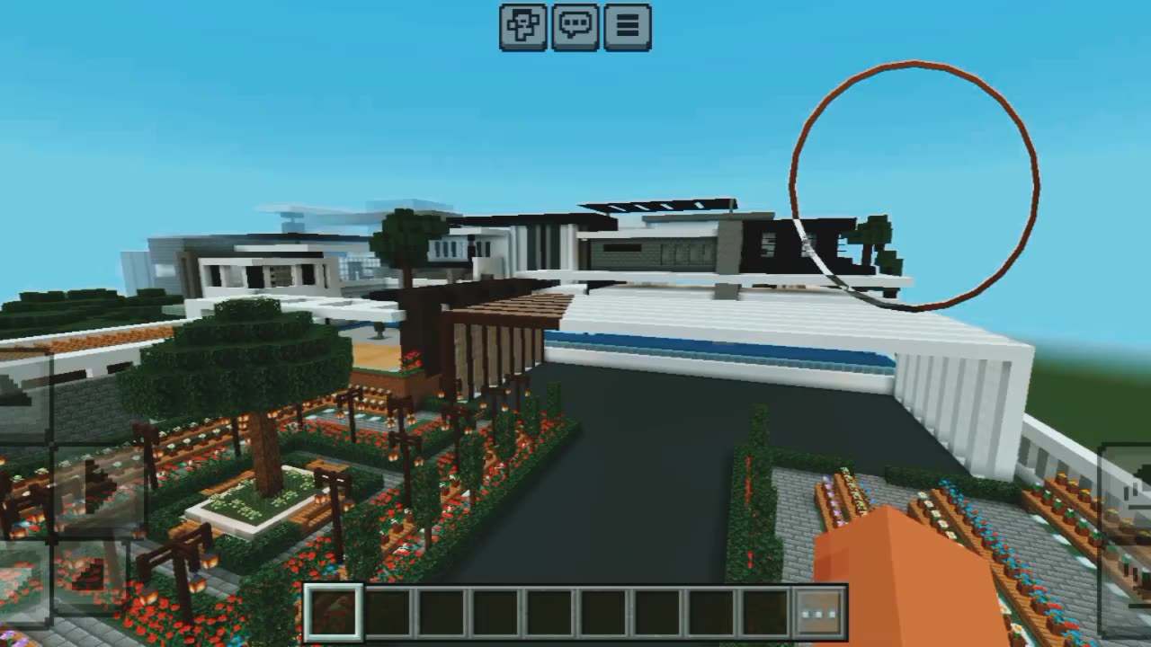 Big mension in Minecraft Game