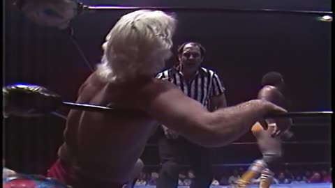 Mid South Wrestling Ric Flair vs Butch Reed - Oct 11 1985 - Sam Houston Colosseum