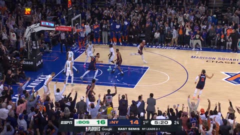 NBA - Hart with the incredible contest in the corner 🔒