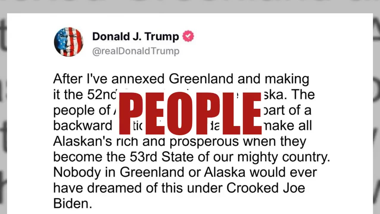Fact Check: Fake Screenshot Has Trump 'Annexe' Alaska And Greenland, Making Them 52nd And 53rd State